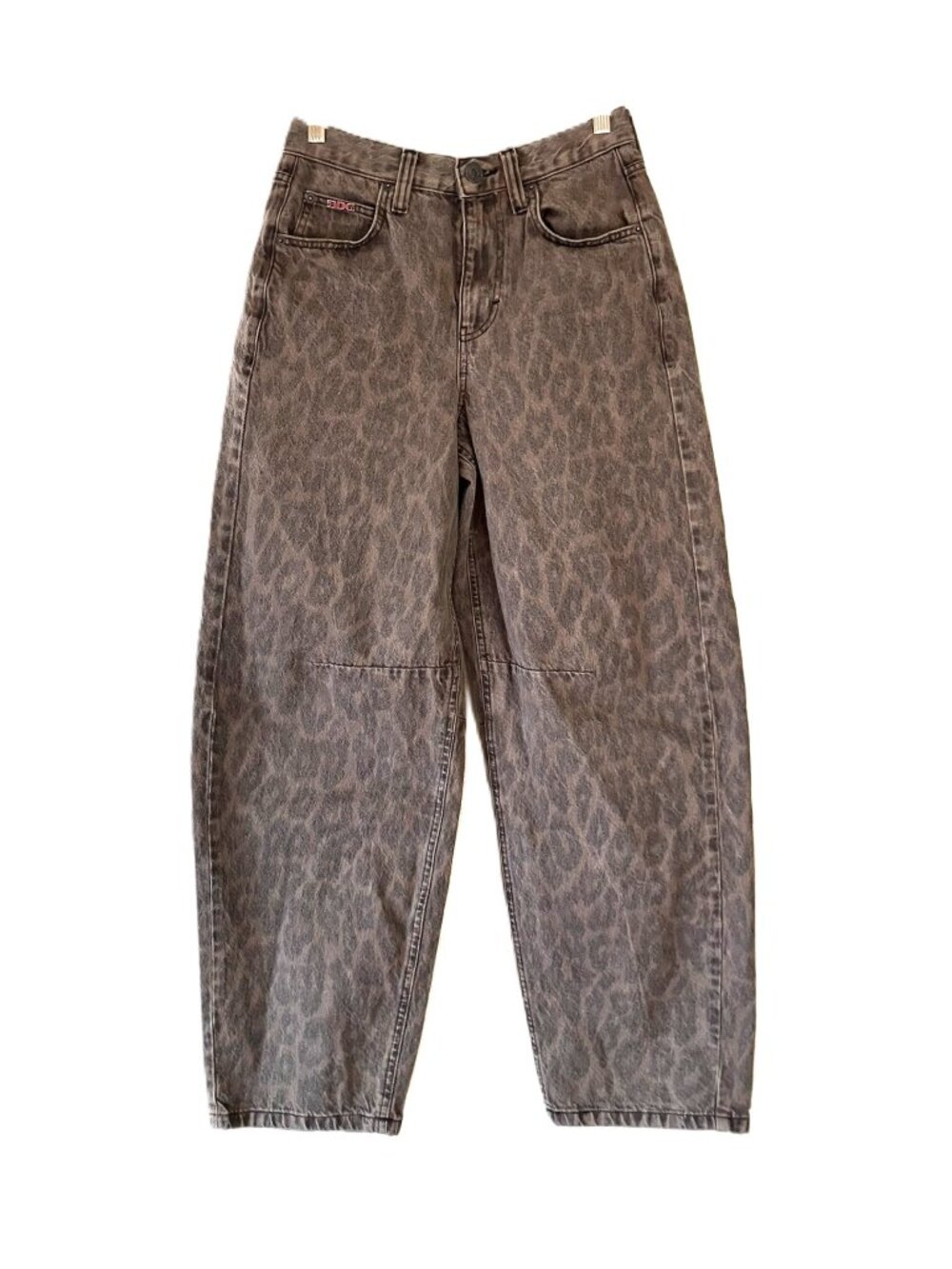 BDG Urban Outfitters Women's Size 26W x 32L Animal Print Barrel Jeans